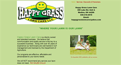 Desktop Screenshot of happygrasslawncare.com
